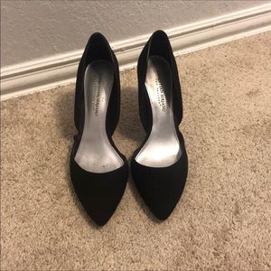 Christian Siriano Black D’orsay Pumps